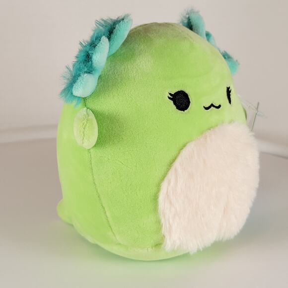 Squishmallows Mipsy Plush 5" Green With Fuzzy Belly 2023 Kellytoy Jazwares - Picture 9 of 13
